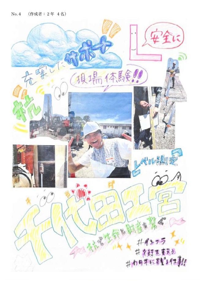 上尾高校定時制の皆さんが制作したポスターをご紹介します